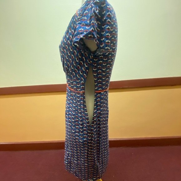 Pepperberry Mid blue patter dress - Picture 5 of 6